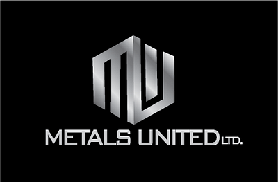 Metals United LTD. Logo Design brand identity branding gradient graphic design illustration logo ltd metal metal logo