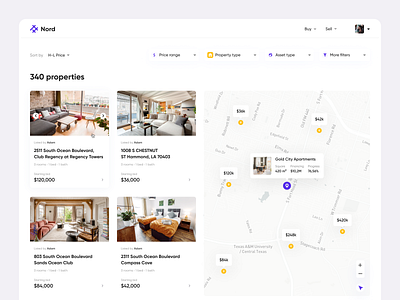 Real Estate Auction Marketplace — Property Page auction bidding design marketplace matching property property page real estate ui ux web