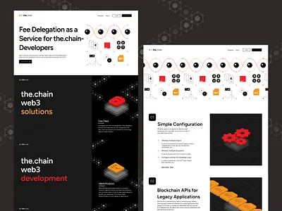Web3 - Delegation Landing Page 3d blockchain illustrations isometric landingpage ui web3 webdesign