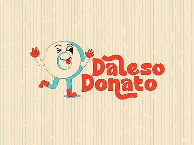 Daleso Donato animation branding character design cute logo design donut logo eye catching logo graphic design icon identity illustration logo logo design process mark minimal startup brand vector