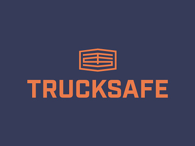 Trucksafe Logo branding logo trucking