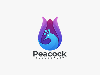 Peacock app branding design graphic design icon illustration logo peacock coloring peacock logo ui ux vector