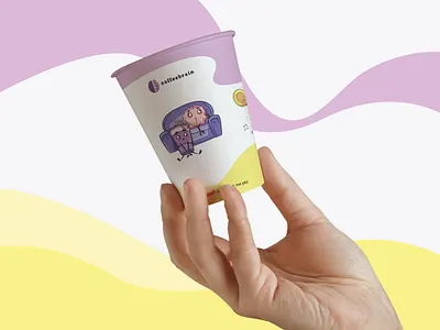 COFFEEBRAIN illustration 2d artist branding graphic design illustration