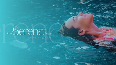 Serene // Logo design for swimwear 🌊 brand design branding graphic design logo logo design logo designer minimalism swimwear swimwear brand swimwear branding swimwear logo swimwear logo design womens swimwear