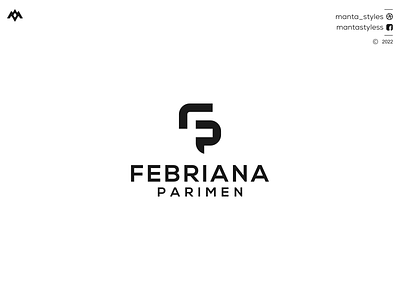 FEBRIANA PARIMEN app branding design fp logo icon illustration letter logo minimal pf logo ui vector