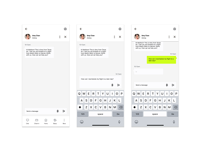 Mobile Chat UI