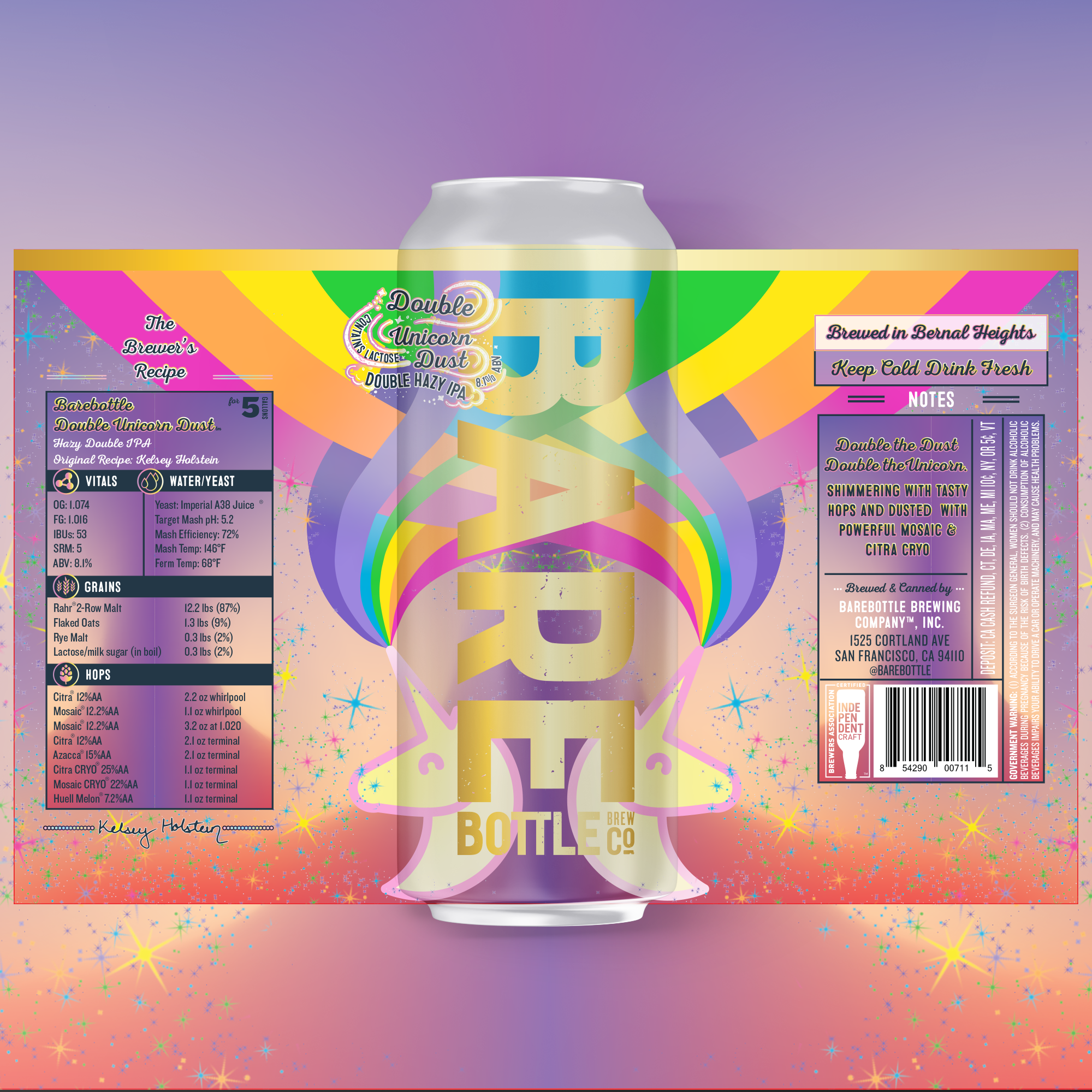 Example of Beer Label Design