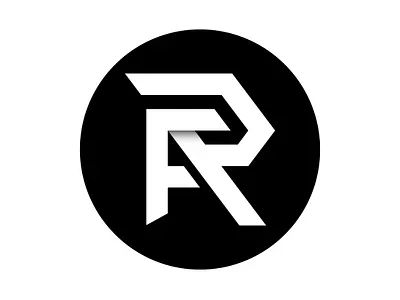 R F branding design graphic design initials logo logomark minimalistic simple vector