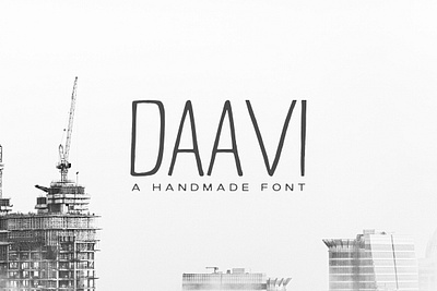 Daavi Handmade Sans Serif Font handmade sans serif font sans serif font support multilingual