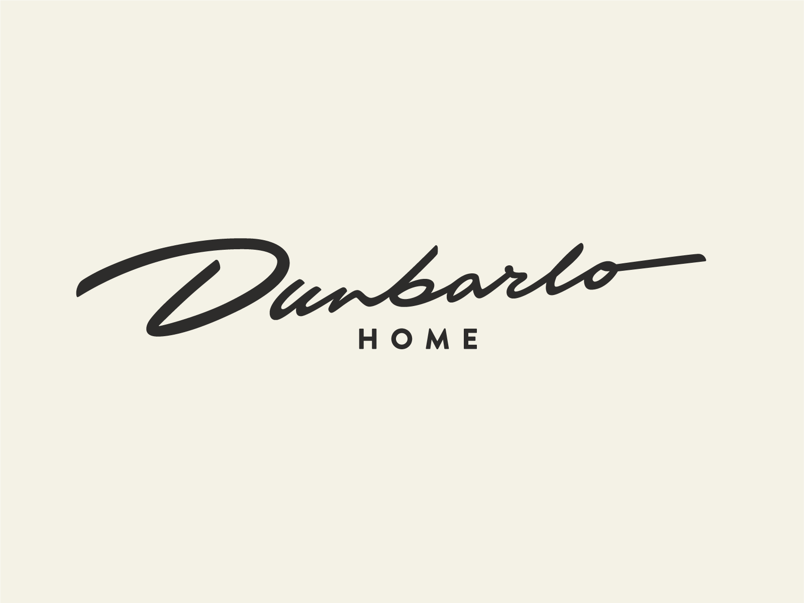 Dunbarlo australia branding calligraphy casual cosy custom dunbarlo gif identity interiors lettering logo logomaker logotype process script signature sophisticated type unique