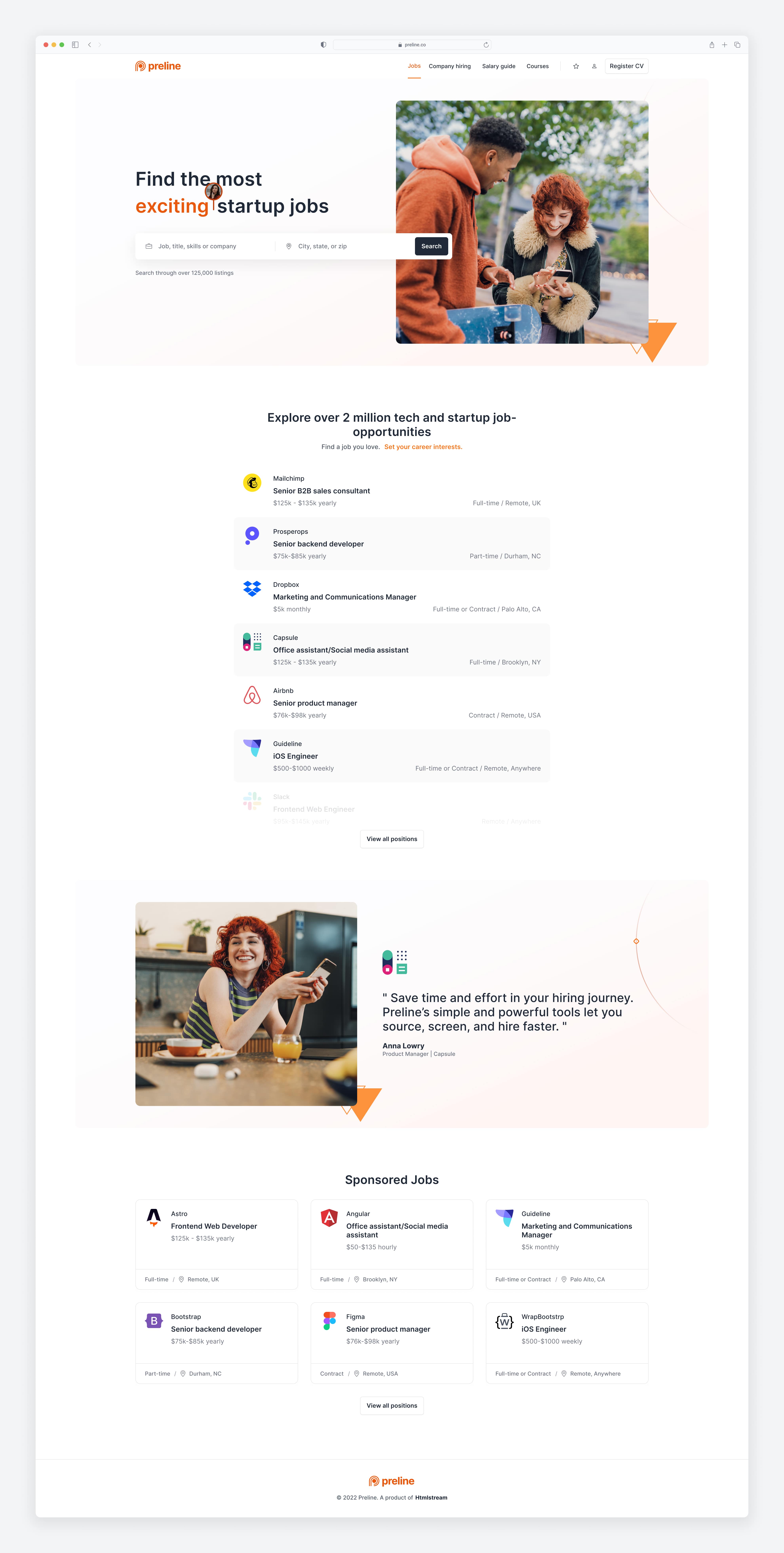 Jobs Website - Preline UI By Zafar For Htmlstream On Dribbble