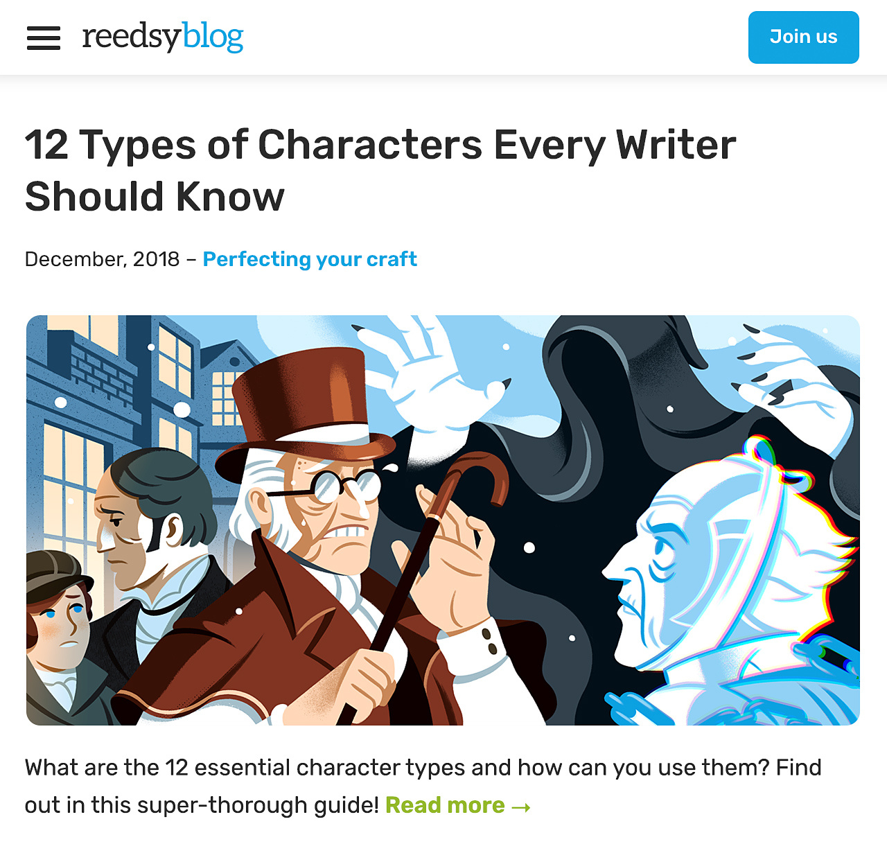 12 Types of Characters Every Writer Should Know by Raúl Gil for Reedsy