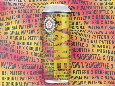 Original Pattern X Barebottle Collab beer beer art brand brand design brand identity branding collaboration craft beer design illustration illustrator label logo package package design photoshop product product design vector