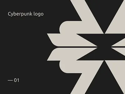 Cyberpunk logo — 01 bauhaus brand branding concept logo cyber cyberpunk cyberpunk logo futuristic futuristic logo graphic design identity logo logo design logo mark logofolio logos logotypes marks minimalism symbol