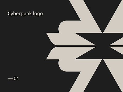 Cyberpunk logo — 01 bauhaus brand branding concept logo cyber cyberpunk cyberpunk logo futuristic futuristic logo graphic design identity logo logo design logo mark logofolio logos logotypes marks minimalism symbol