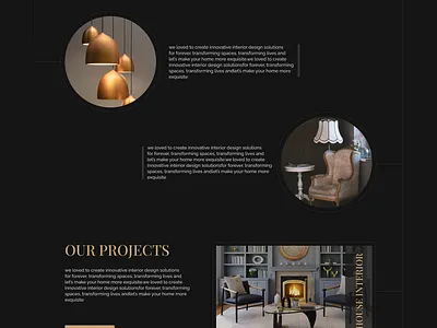 Interior Website Design UI 3d animation app architect bangladesh branding design ecommerce graphic design illustration interior design logo motion graphics ui vector website design