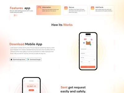 Mobile Finance Website UI 3d animation app bangladesh branding design ecommerce graphic design illustration logo mobile banking mobile finance motion graphics ui vector