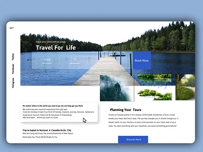 Traveling app design traveling ui ux webdesign