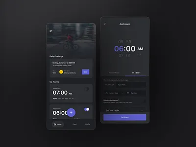 Chime - Alarm app with rewards alarm animation app app design branding concept dark design graphic design illustration interface logo minimal mobile motion graphics reward ui ui design uiux ux