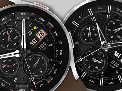 WFP 308 analog watch face for Wear OS analog best classic design dial galaxy watch galaxywatch4 galaxywatch5 galaxywatchface graphic design modern samsung samsungwatchface ticwatch top watch face watchface wearos wearoswatchface wfproduction