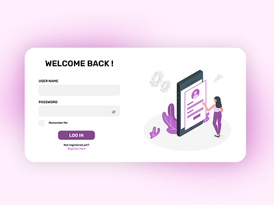 Simple Login Page dailyui design graphic design hellokelum illustration login signup ui ux