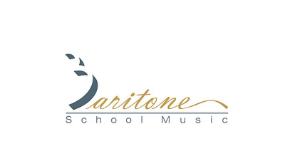 Logo Baritone School Music branding design graphic design illustration logo mohammad typography vector