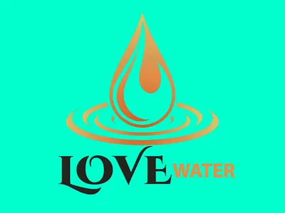 Love Water Logo2 adobe illustrator adobe photoshop branding design graphic design illustration logo