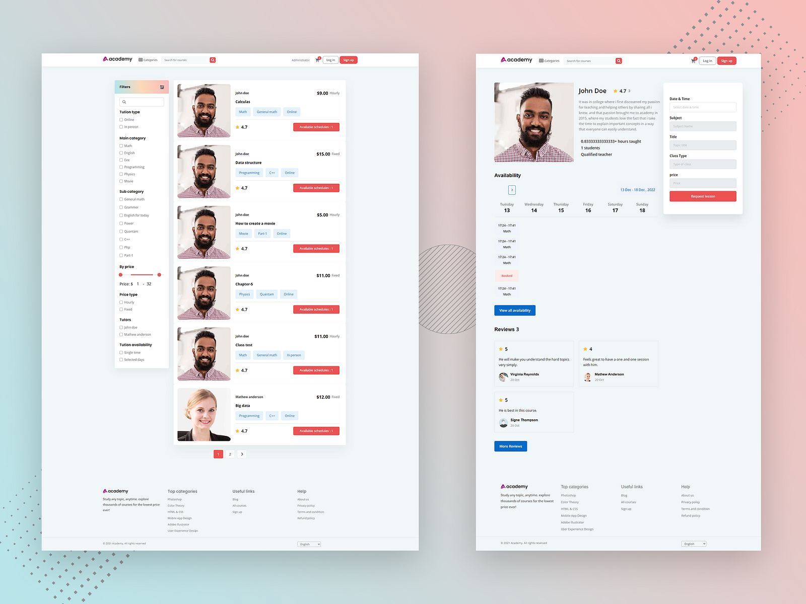Academy Lms Teacher Appointment Booking Addon By Creativeitem On Dribbble Academy Lms Teacher Appointment Booking Addon By Creativeitem On Dribbble