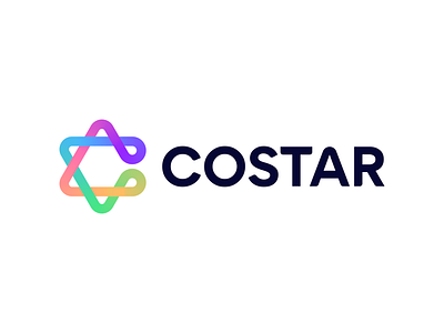 Star + C - Logo Exploration ( FOR SALE ) alphabet brand branding c circles community connection costar geometric hub identity logo loop loops mark star symbol