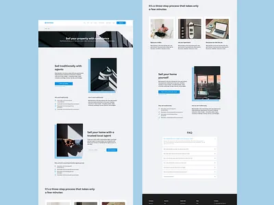 Real estate sell section design housing real estate sell ui ux