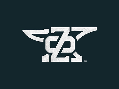 Zach Oldham Design anvil blacksmith branding illustration logo texas