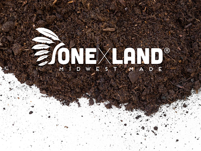 One x Land Brand Identity apparel brand identity branding graphic design headdress icon logo native american stylescape