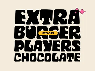 Cyclops — Typeface cyclops