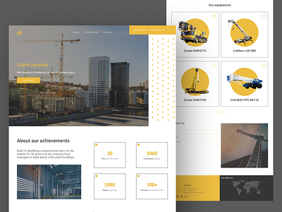 Company Build for Buildings | Landing page branding buildings company design graphic design illustration illustrator landing logo site typography ui ux vector web design web site