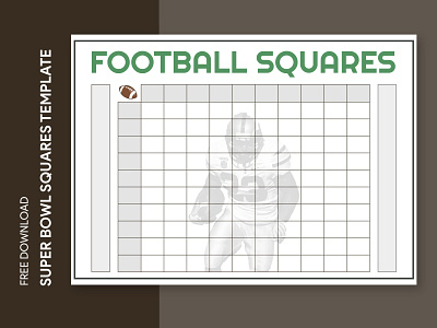 Thanksgiving Football Squares Game Free Google Docs Template by Free Google  Docs Templates - gdoc.io on Dribbble