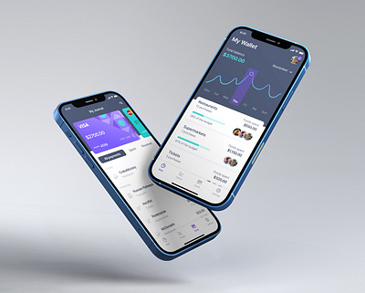 🚀 Fintech App for iOS e wallet figma fintech app ios app design mobile app design money wallet uxui design wallet app