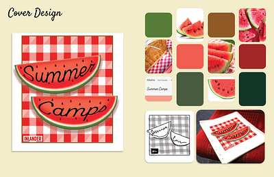 Cover Design: Watermelons adobe illustrator adobe indesign drawing fruit graphic design illustration ipad pro sketch watermelon