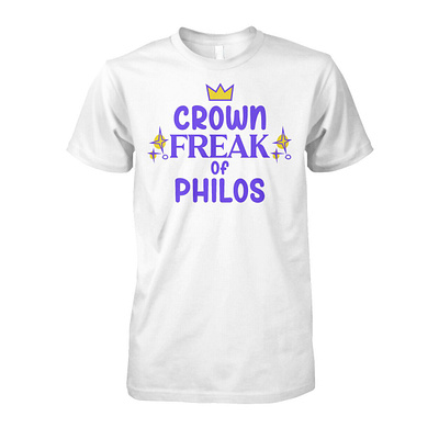 Crown Freak Of Philos Shirt design illustration