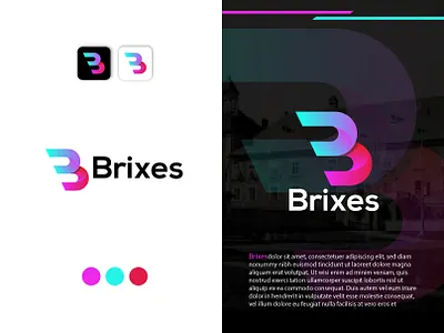 B Letter Logo| Text Logo| Modern Logo branding design graphic design idea illustration logo typography vector