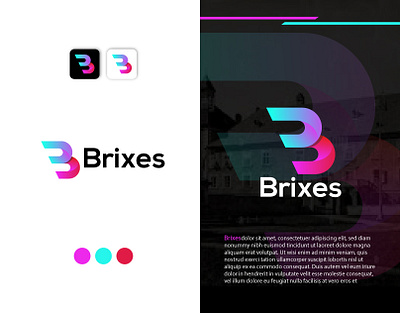 B Letter Logo| Text Logo| Modern Logo branding design graphic design idea illustration logo typography vector
