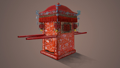 Prop：Bridal Sedan Chair prop design