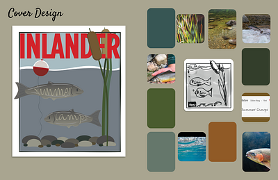 Cover: Fish adobe illustrator adobe indesign design drawing fish graphic design illustration ipad pro moodboard sketch summer