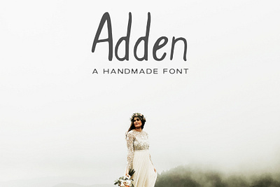 Adden Handmade Sans Serif Font charming font decent font support multilingual