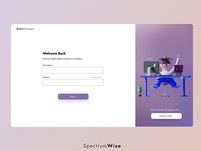 Design for Sign In Page branding design graphic design illustration ui ux