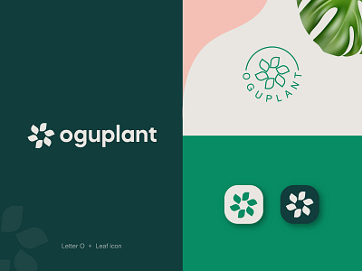 Oguplant logo cactus flower garden green leaf leaves plant sheet tree