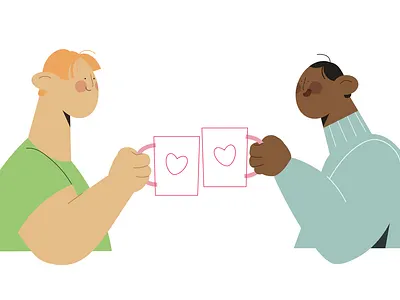 UOM Cheers! design illustration vector