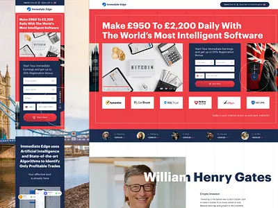 Intelligent investment software design ui ux web