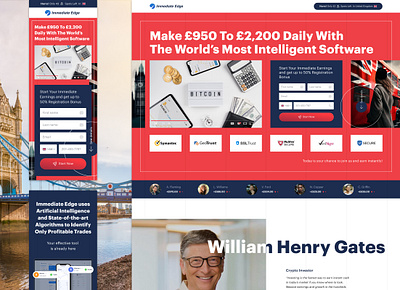 Intelligent investment software design ui ux web
