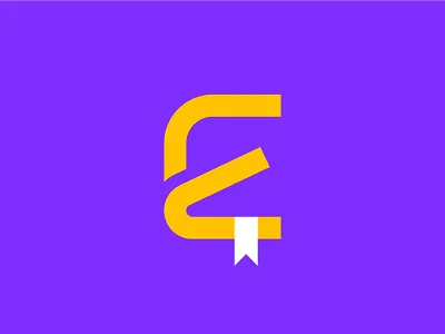 Emergent Leaders College Logo book logo creative logo e book logo minimalist logo