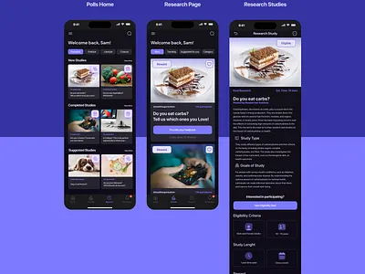 Survey App Design modern prototyp survay ui ux